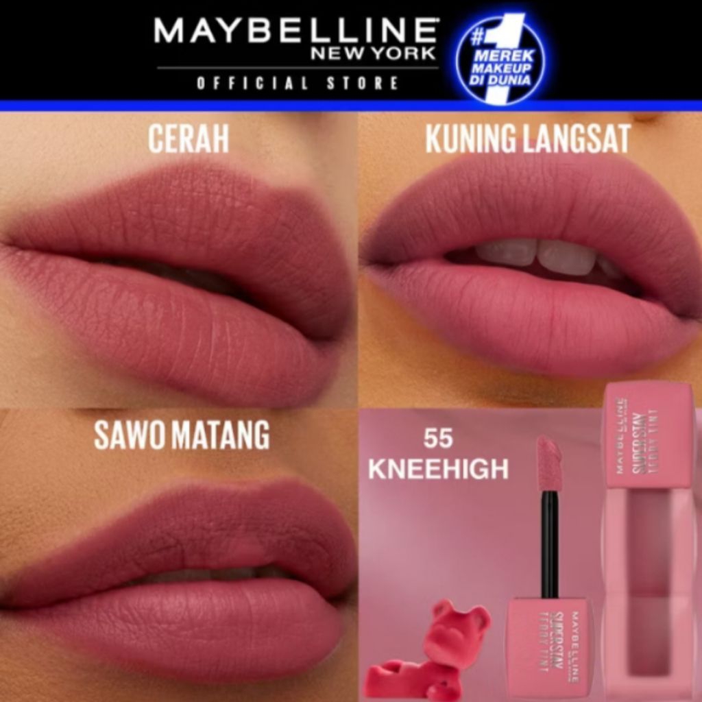 preloved maybelline superstay teddy tint