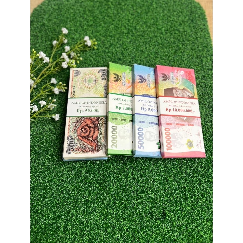 AMPLOP LEBARAN GEPOKAN // BOX MOTIF UANG GEPOKAN