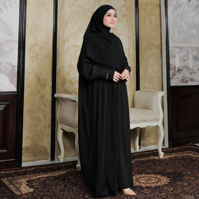 LaLouisa Qamalla Abaya set Zipper Khimar