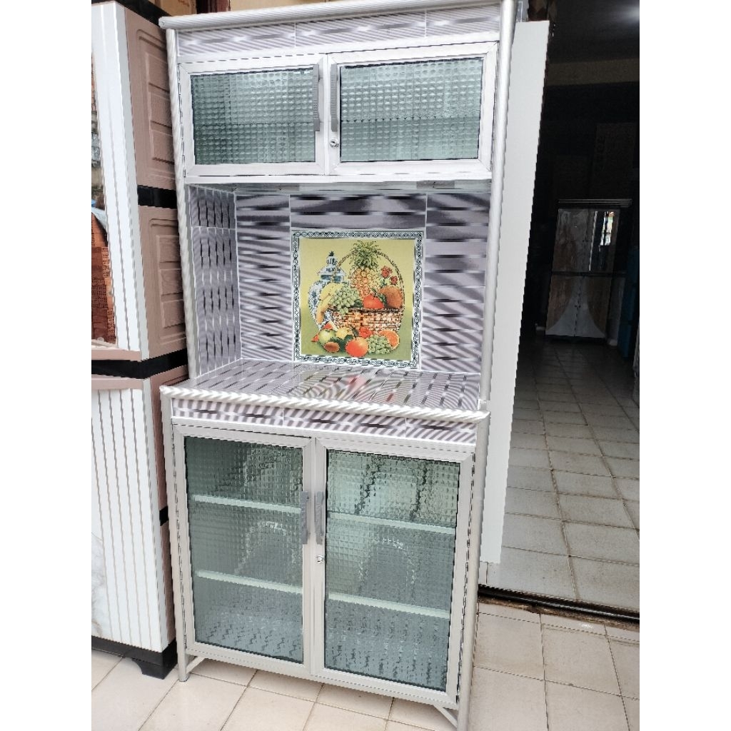 Lemari piring 2pintu minimalis