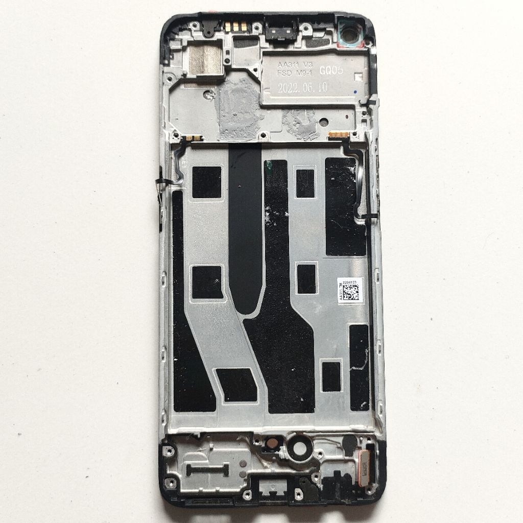 FRAME PAPAN LCD LENGKAP TOMBOL OPPO RENO 7 4G ORIGINAL COPOTAN