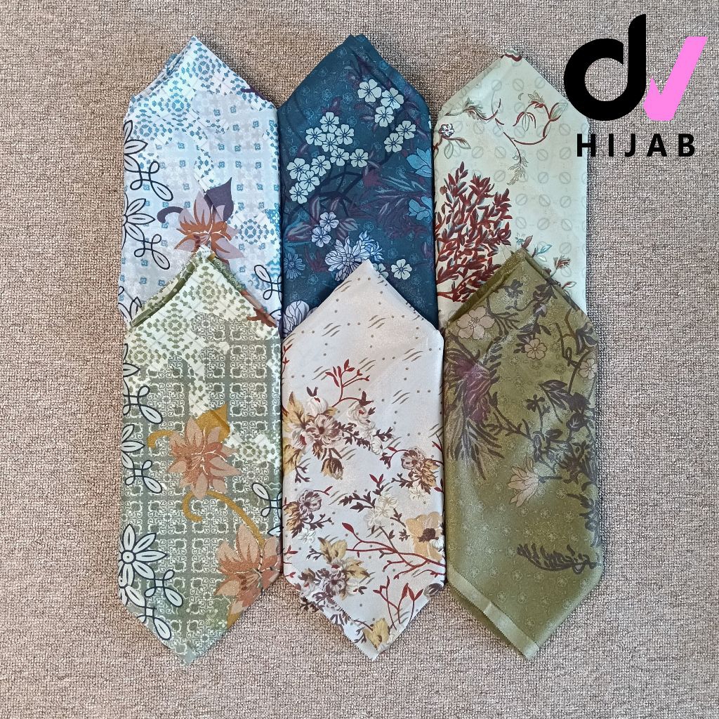 3Pcs Hijab Segiempat Azara Nur Sinar Glitter/Jilbab Motif Elegan Premium/Segiempat Motif Premium/Aza