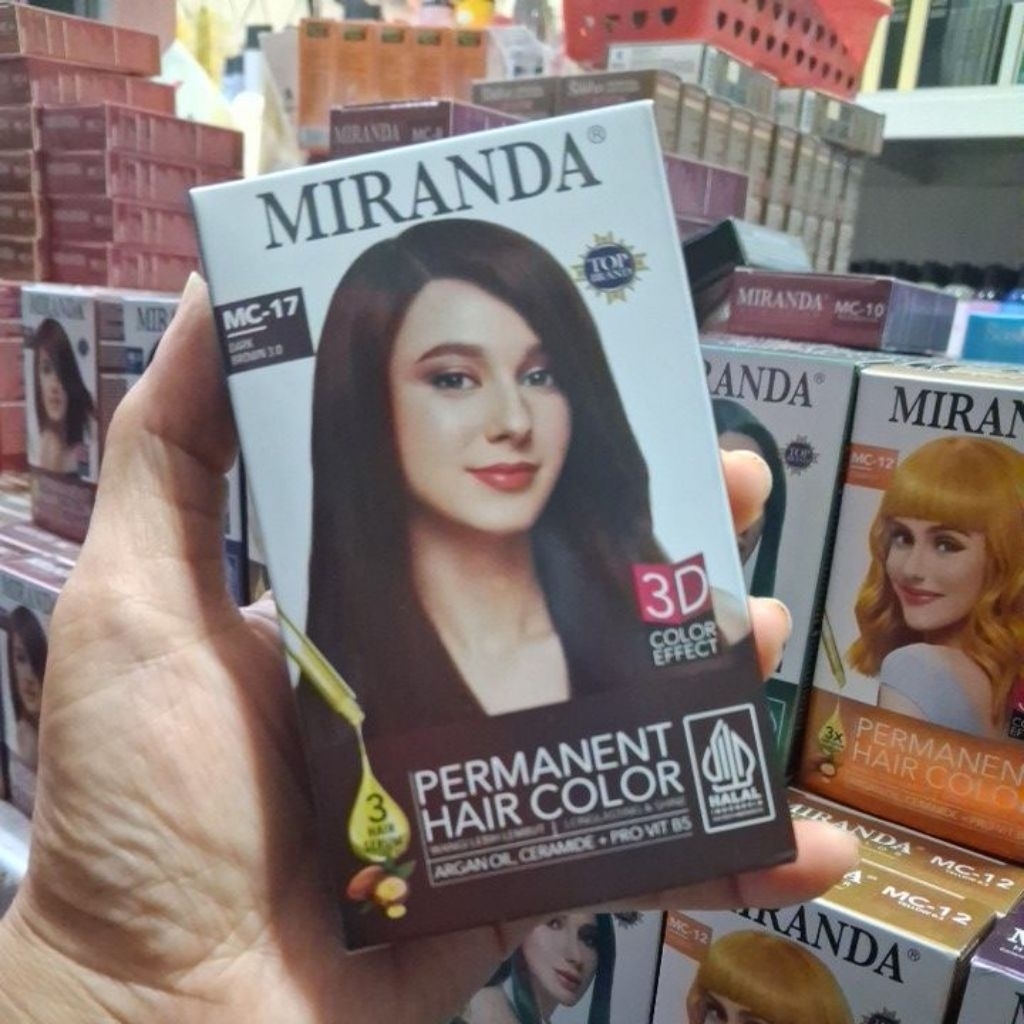 Miranda Pewarna Rambut MC17 Dark Brown