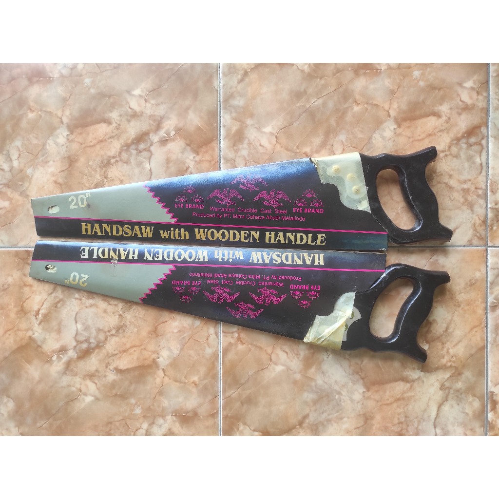 GERGAJI EYE BRAND / CAP MATA ORIGINAL / GERGAJI KAYU HAND SAW