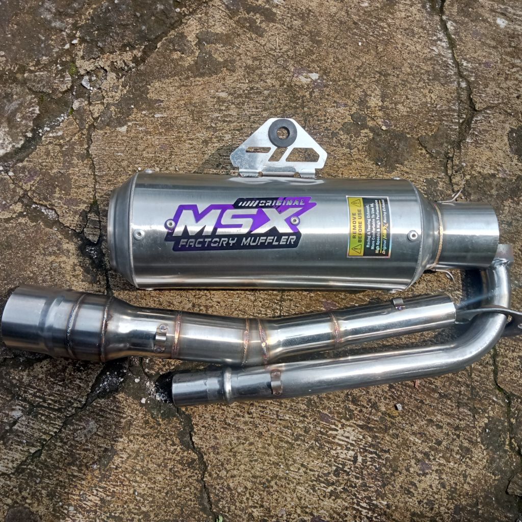 knalpot original msx gp1 dpj fulset dos vega Jupiter revo grand c70 karisma supra blade shogun semas