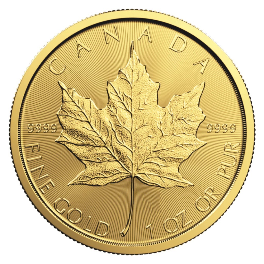 Koin Emas Gold Canadian maple  | Gold Coin 0.1 - 025 - 0.5 Fine Gold 9999 - 2026 100% Original
