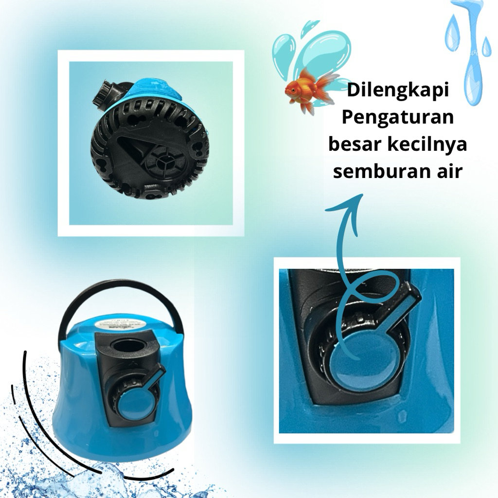 NIKITA STAR PSP NS 30W POMPA KOLAM AQUARIUM DRY BURNING SUBMERSIBLE PUMP