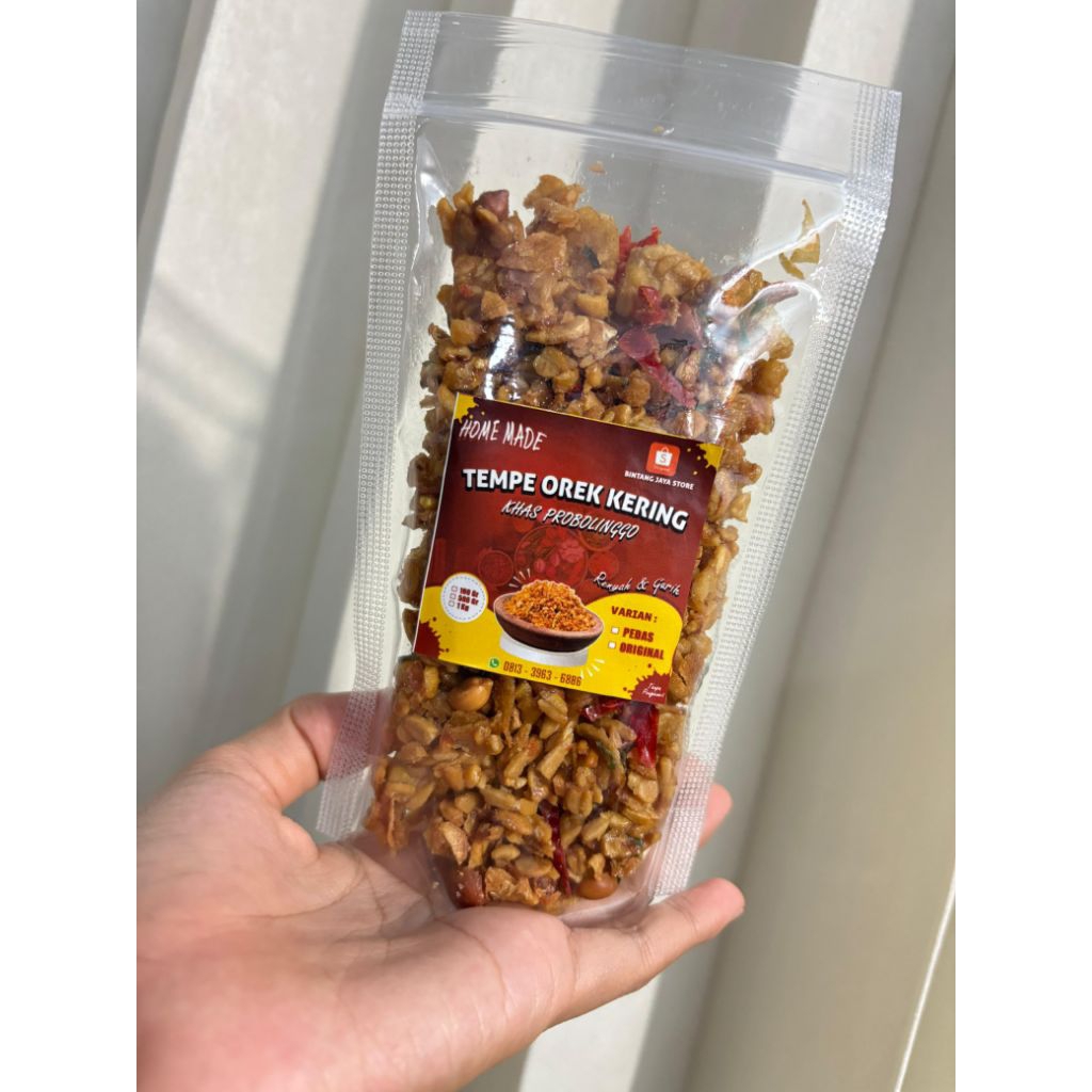 Tempe Orek Kering/Sambel goreng tempe 100 Gram
