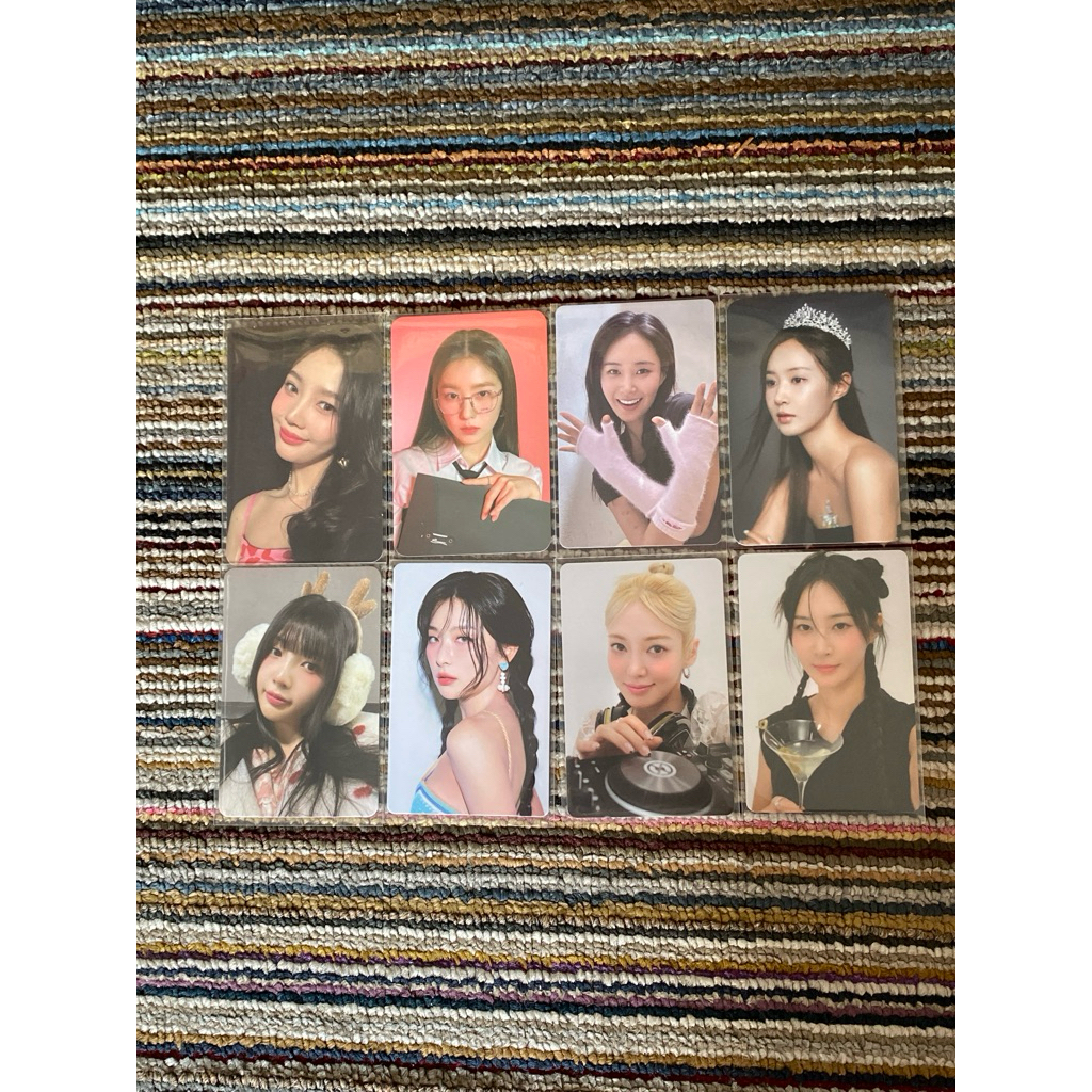 (CLEARANCE SALE) Photocard Official Girls’ Generation SNSD Yoona Yuri Hyeoyeon Red Velvet Irene Seul