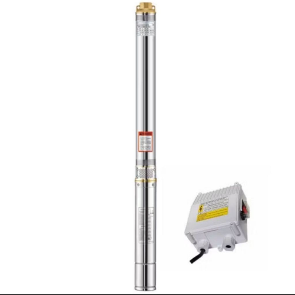 Pompa Air Submersible Satelit Dabavon 3 Inchi 1 HP Control box