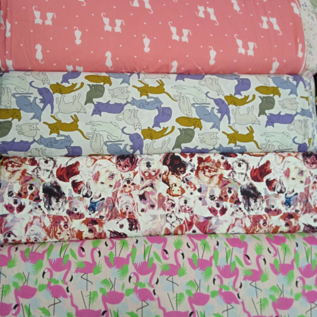 KAIN KATUN RAYON PREMIUM IMPORT MOTIF KARAKTER