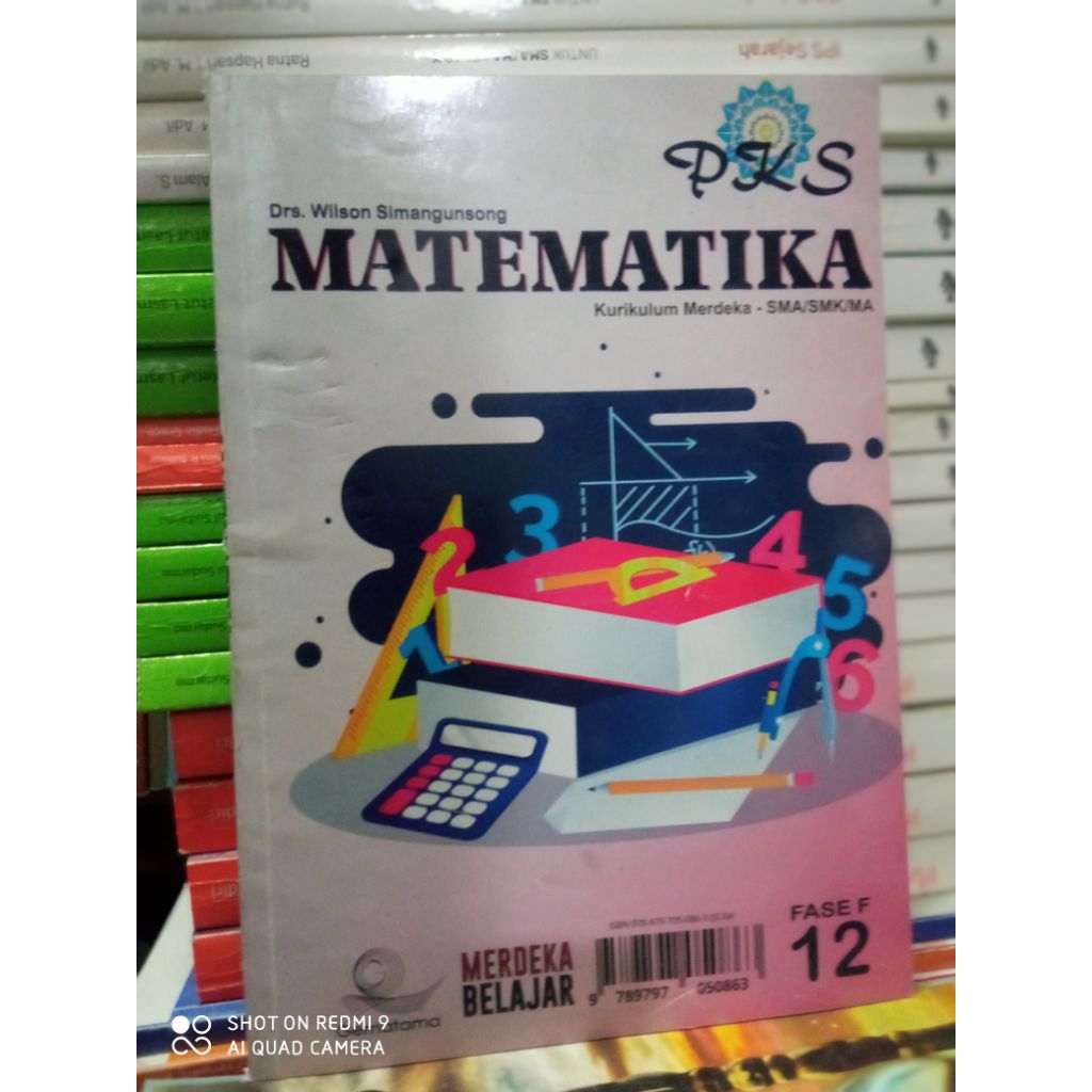 Buku PKS matematika untuk SMA kelas 12 gematama original