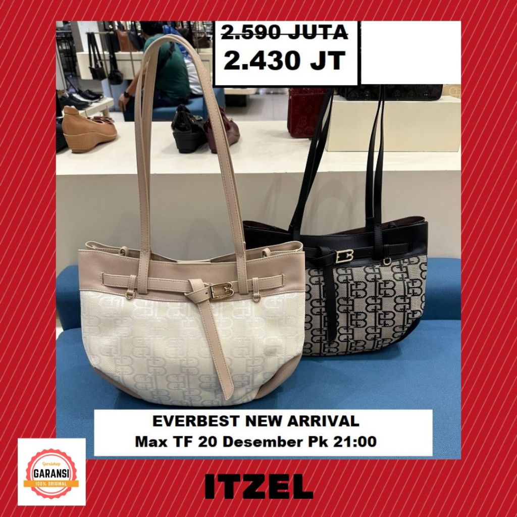 Tas wanita Everbest sale tote bag original 100% seri ITZEL