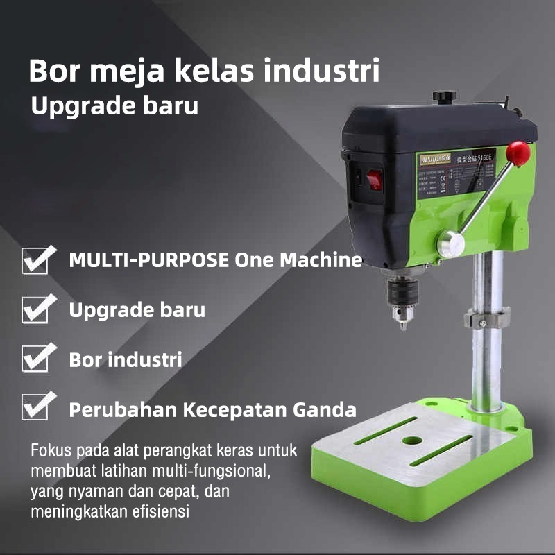 Variable Speed Mini Bench Drill Mesin Bor Duduk 13 Mm Quality Technology Bor Duduk Mini Bench Drill