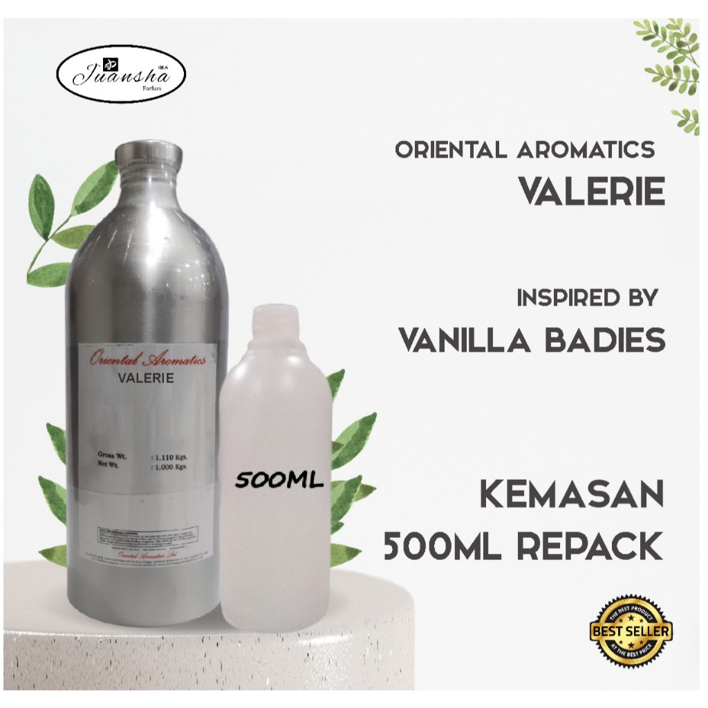 BIBIT PARFUM MURNI VALERIE | ORIENTAL AROMATICS 500ML REPACK