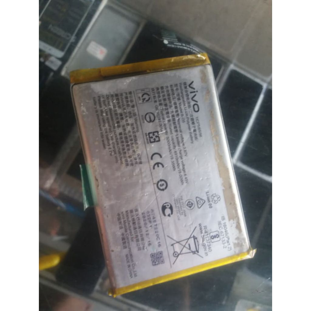 Baterai VIVO Y12S B-O5 5000mAh Original, Tahan Lama