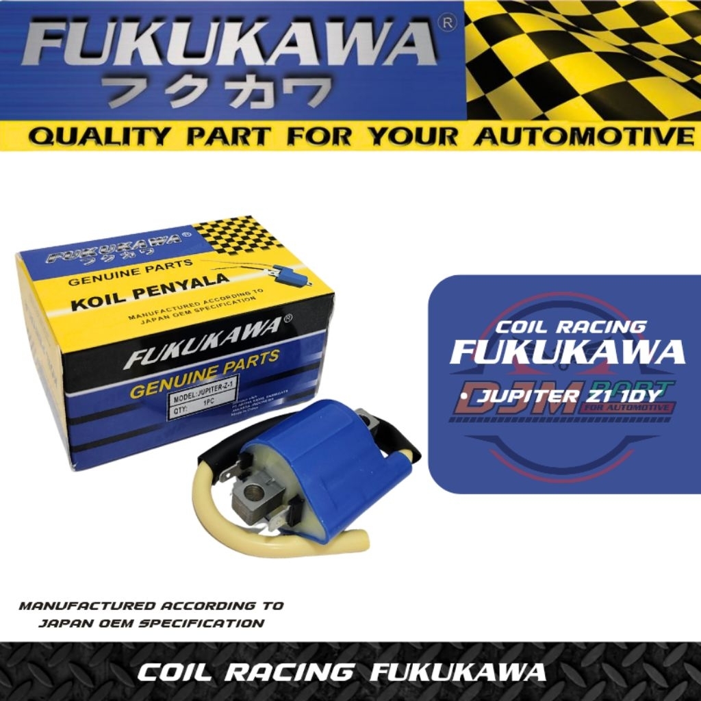 FUKUKAWA Coil Standar Racing Koil Pengapian Jupiter Z1 1DY Original
