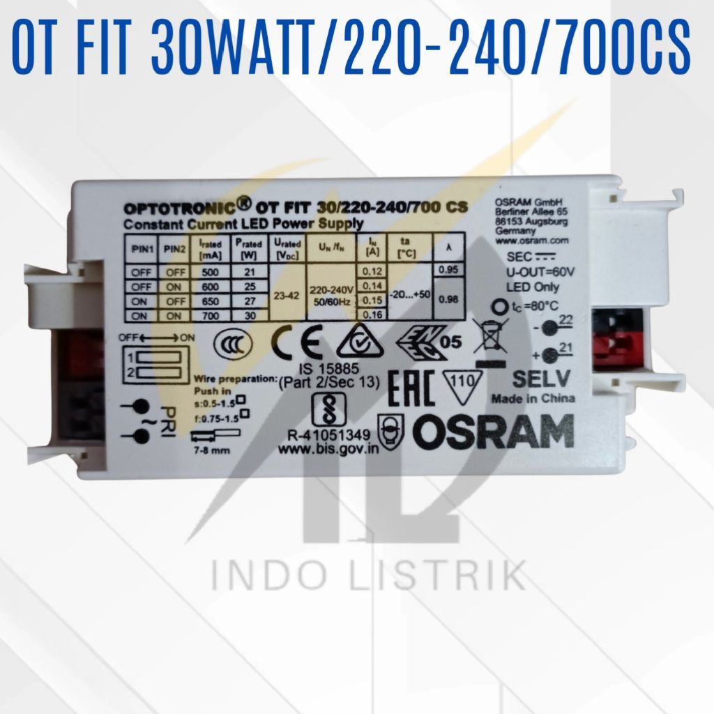 Ballast Optronic OT FIT Osram Optronic OT FIT 30w/220-240/700CS Osram Optronic ot fit 30w/220-240/70