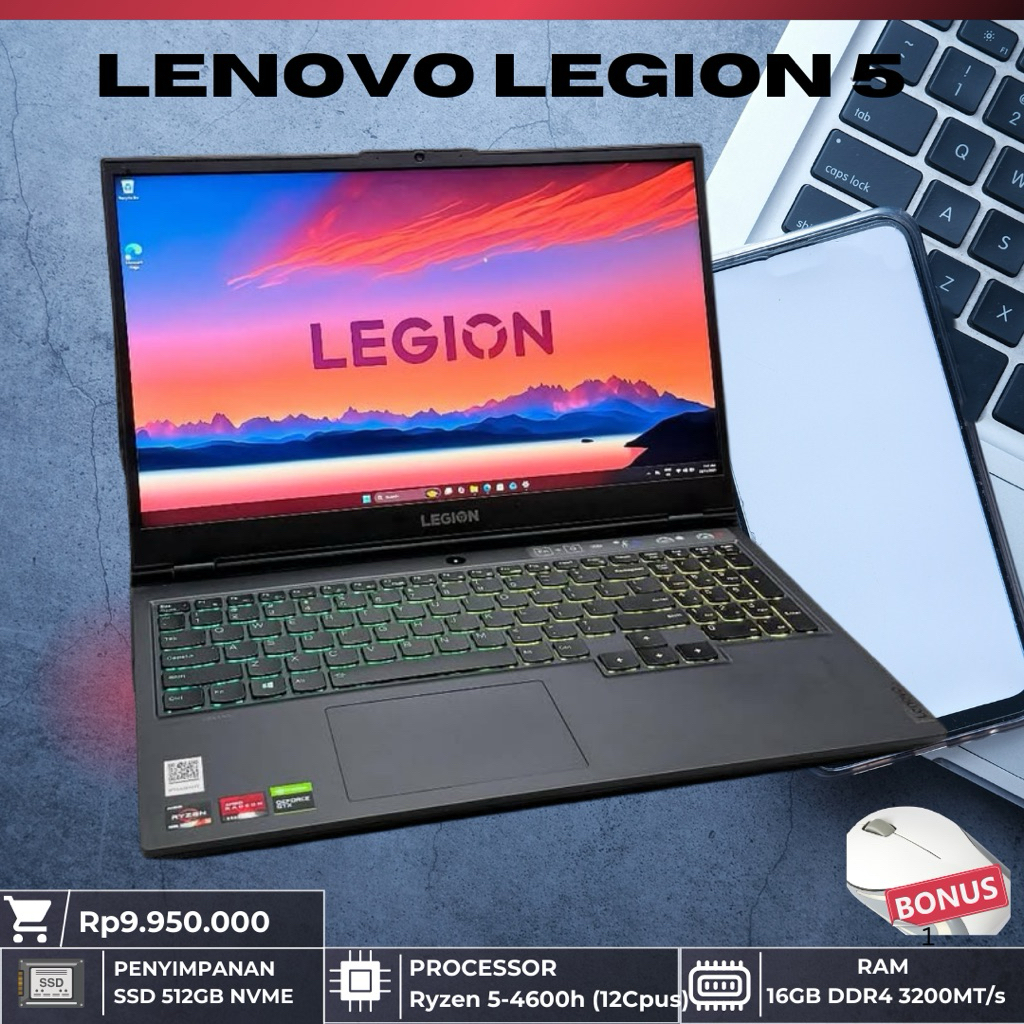 LAPTOP GAMING LENOVO LEGION 5