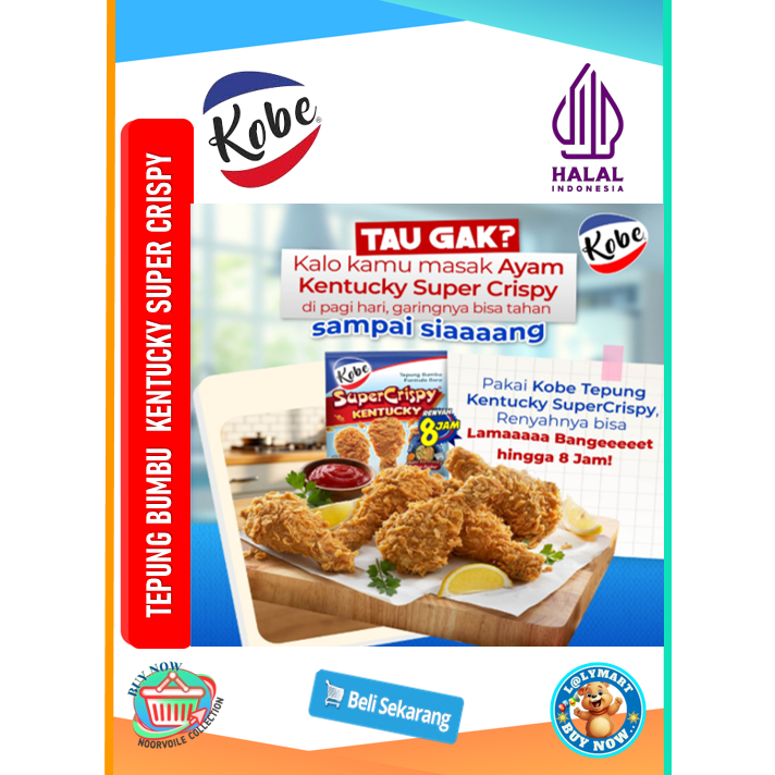 KOBE  Tepung Bumbu Kentucky Super Crispy