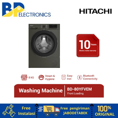 Hitachi BD-80YFVEM Mesin Cuci Front Loading