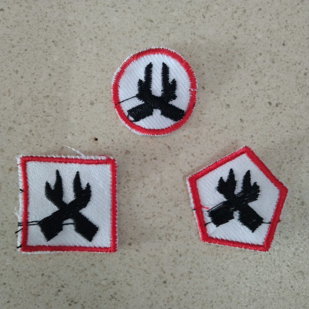 bet TKK bordir Pencak Silat Penggalang / TKK PENCAK SILAT 50 biji / 100 biji