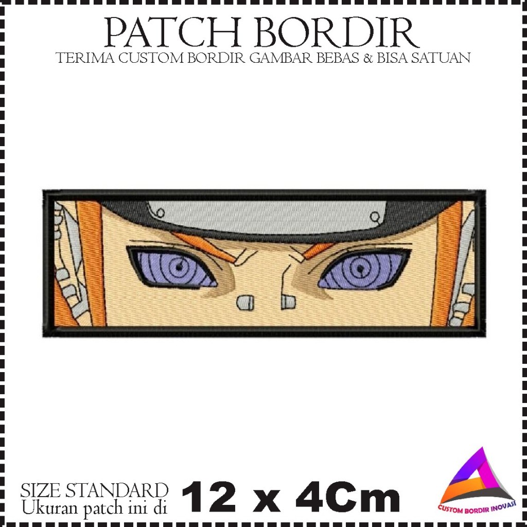Emblem Patch Bordir Anime eyes Keren - CBI