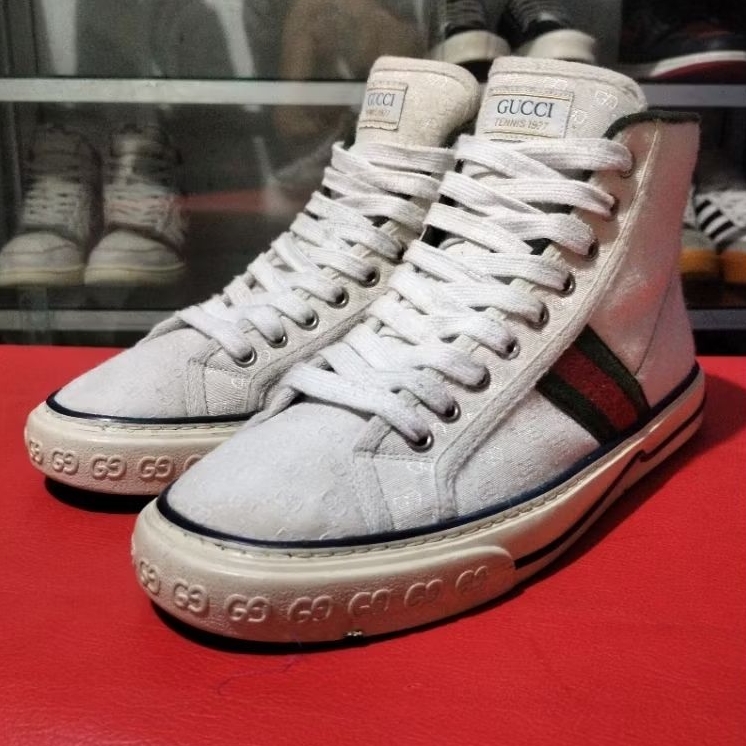 SEPATU SECOND GUCCI PUTIH SIZE 40 UNISEX
