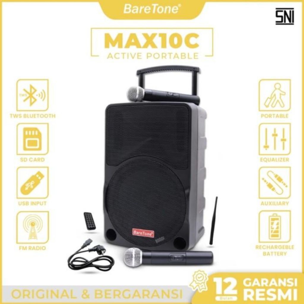 Speaker Portable BareTone Max 10C BareTone Max 10c