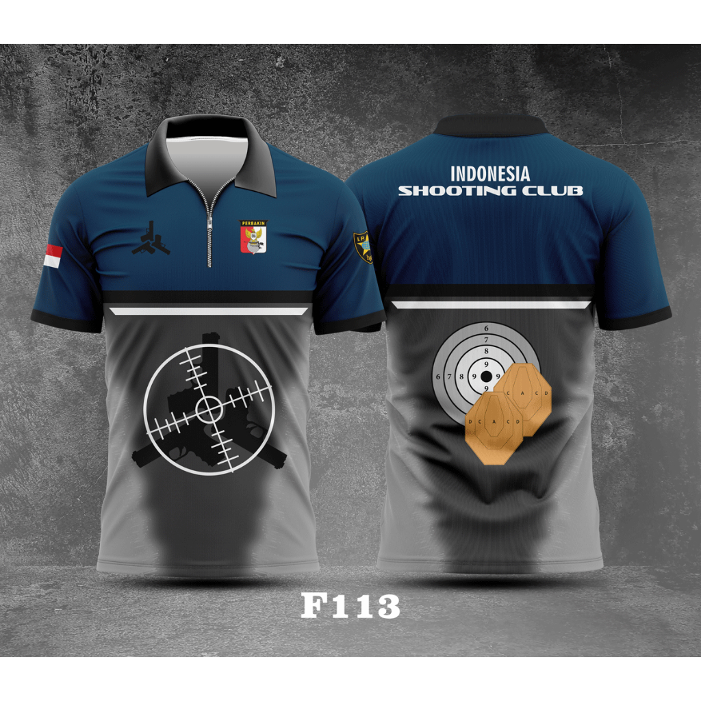 Baju Kaos Jersey Shooting Perbakin Menembak IPSC Hunting Berburu