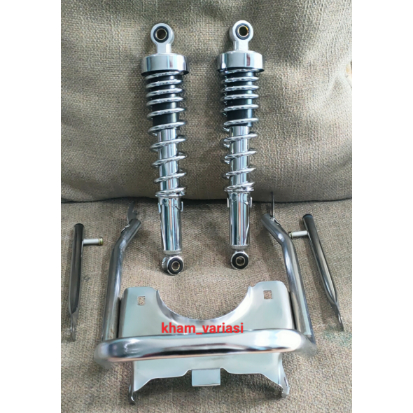 diskon harga special 1set behel jok belakang + behel  samping Kiri & kanan bahan full crume model lu