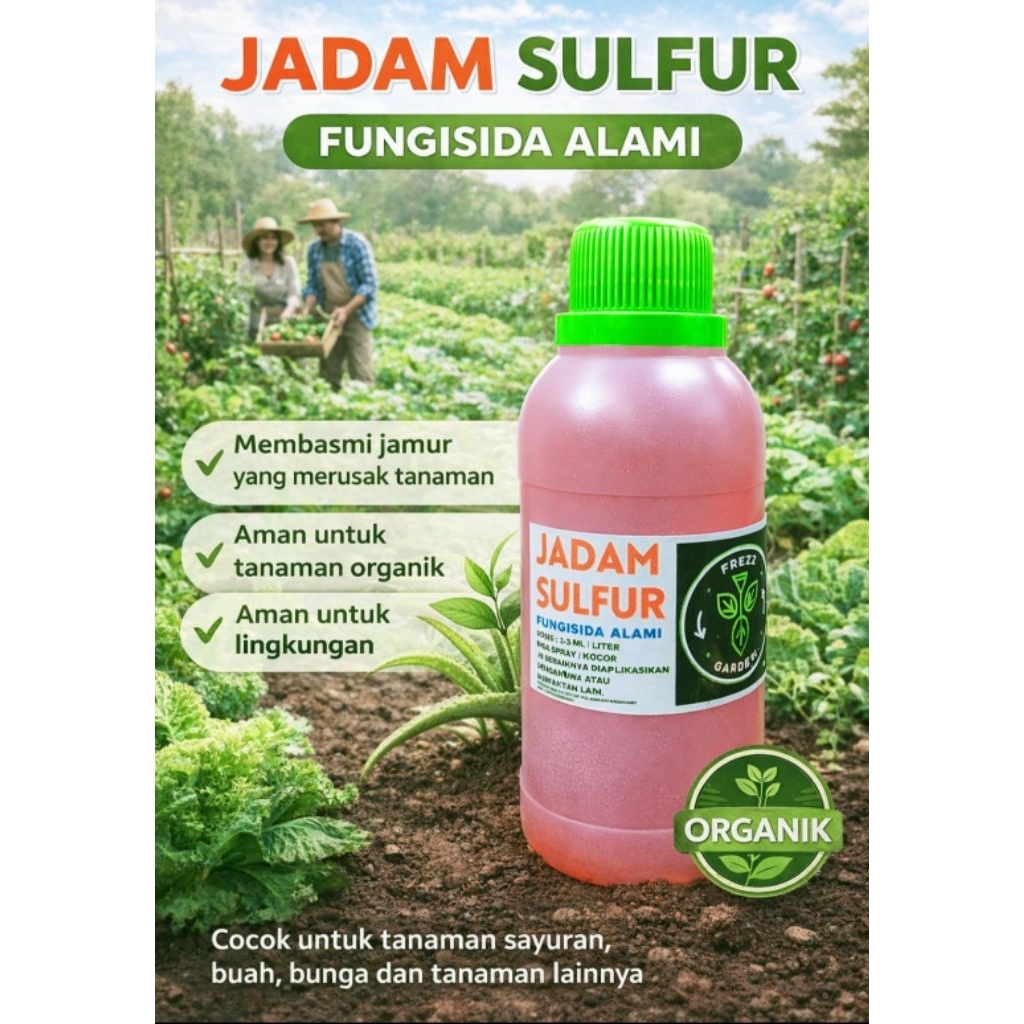 JADAM SULFUR FUNGISIDA ALAMI FULL MINERAL