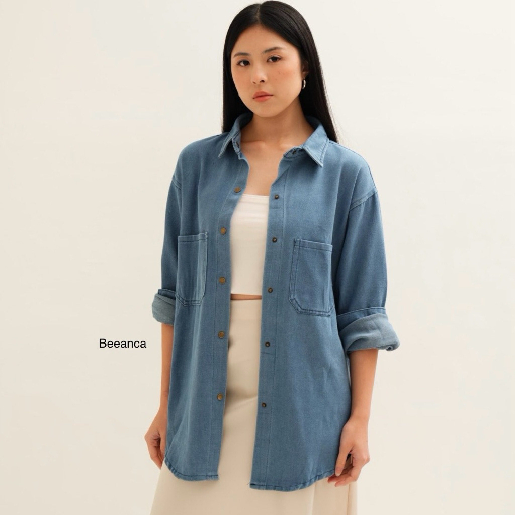 BEEANCA -  Anna Oversize shirt | Oversize denim