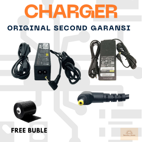Charger Adaptor Fujitsu / Lenovo / HP / Acer / Dell / Asus / Baru & Second Original Murah Bergaransi