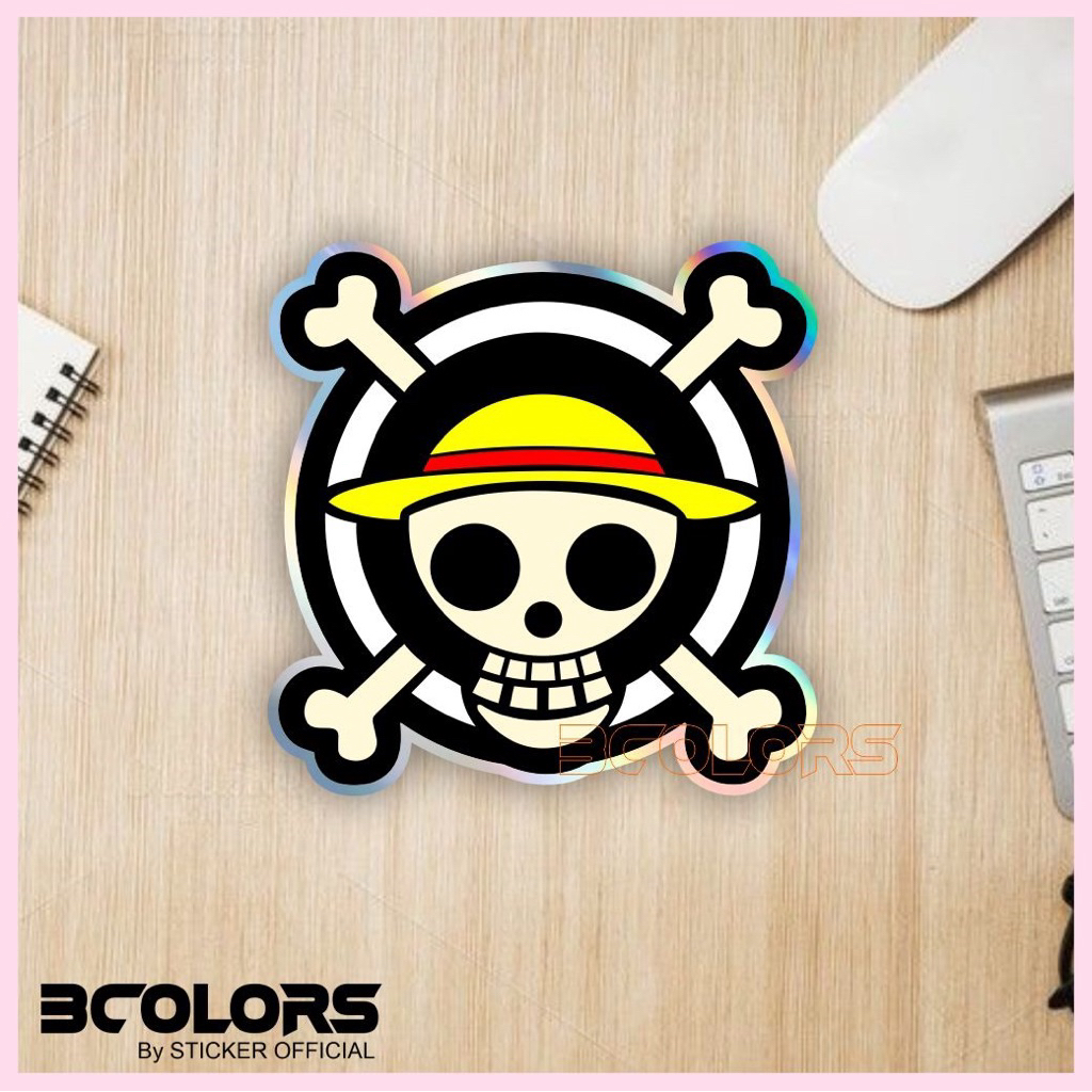 logo one piece, anime one piece, lufdi, stiker hp, motor, leptop