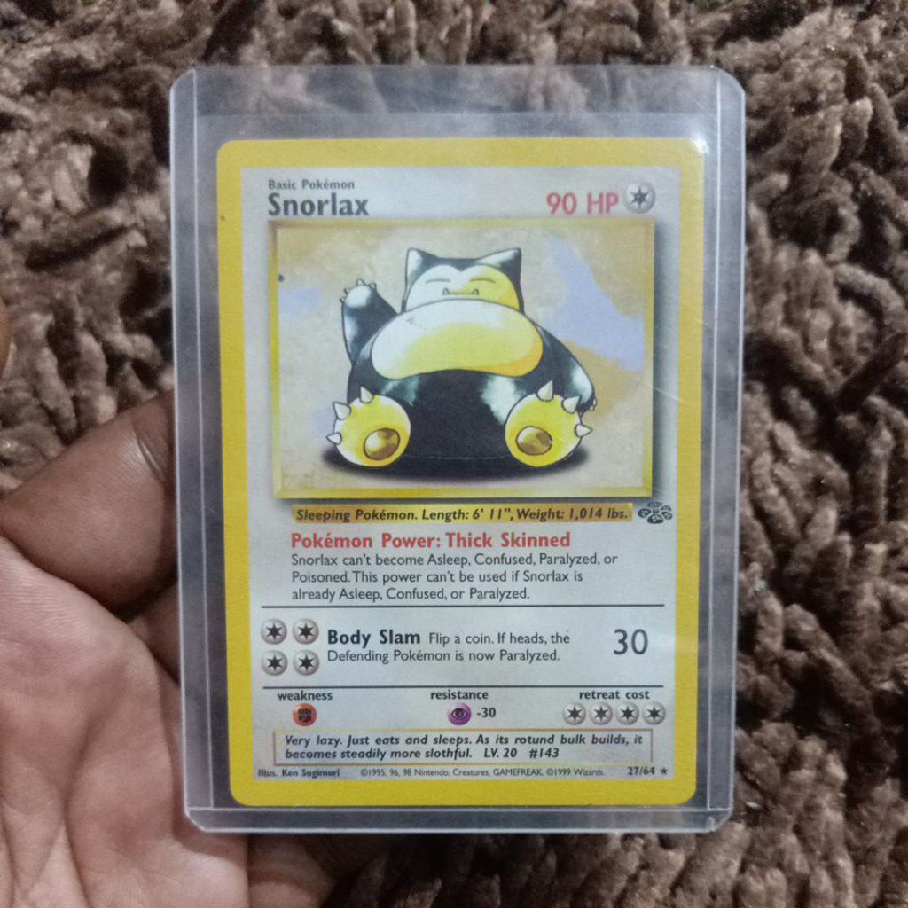 Kartu Pokemon Snorlax #27