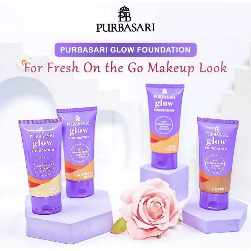 Purbasari Glow Foundation 30ml-purbasari glow-purbasari-foundation