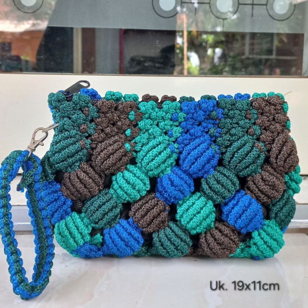 Grosir @30rb / Dompet Jumbo Tali Kur / Dompet Tali Kur Murah / Dompet Tali Kur / Dompet Rajut Murah