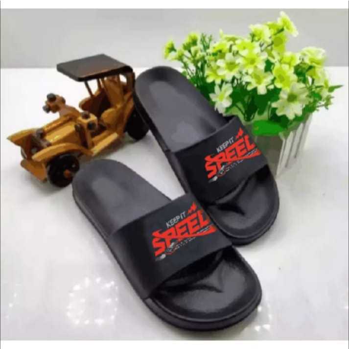 Sandal Slop Pria Keren/ sandal Slop Murah/ Kekinian