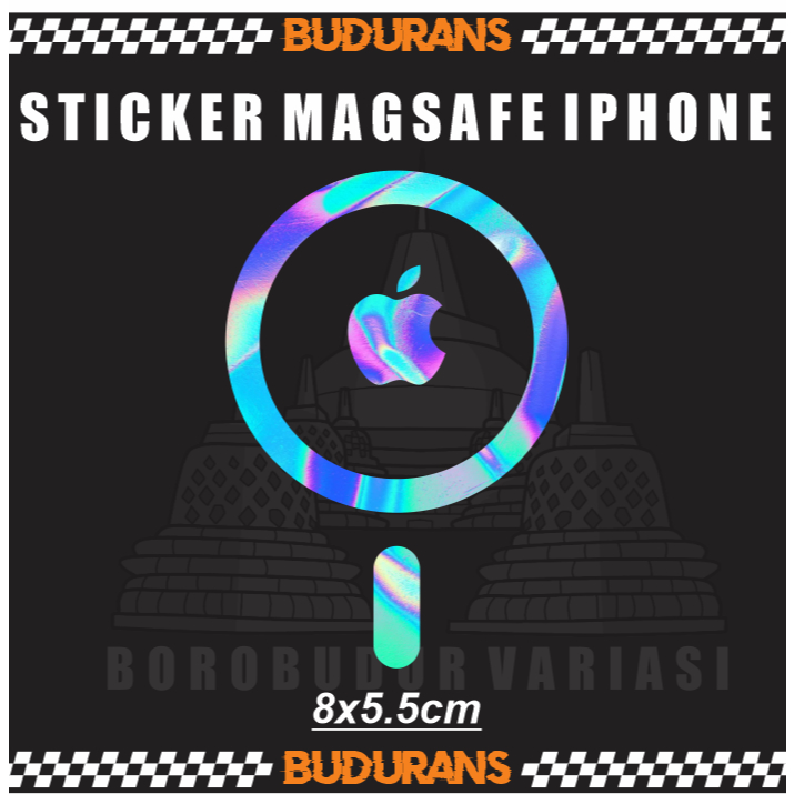 [COD] Sticker Magsafe HP Iphone Apple Lingkaran Universal Cutting Murah