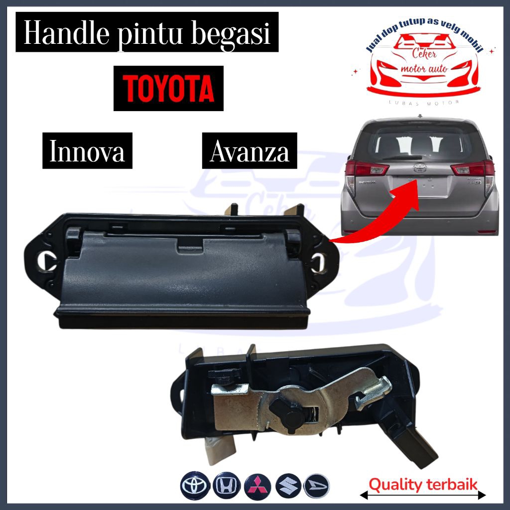 handle pintu belakang bagasi toyota innova avanza