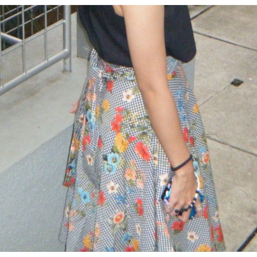 rok zara skirt cottagecore