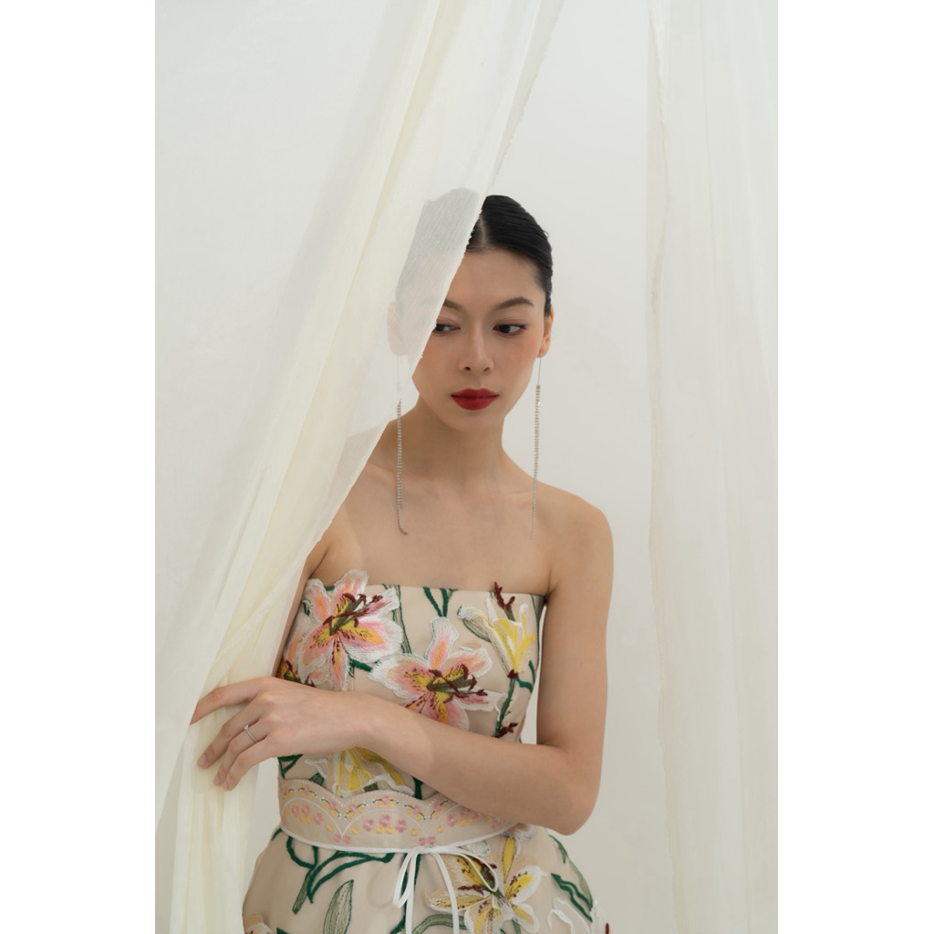 BYROAM CNY 26 PETAL POETRY QIBAO CHINESE COLLECTION YING TOP - SKIRT, YING SET, LI TOP-SKIRT, LI SET