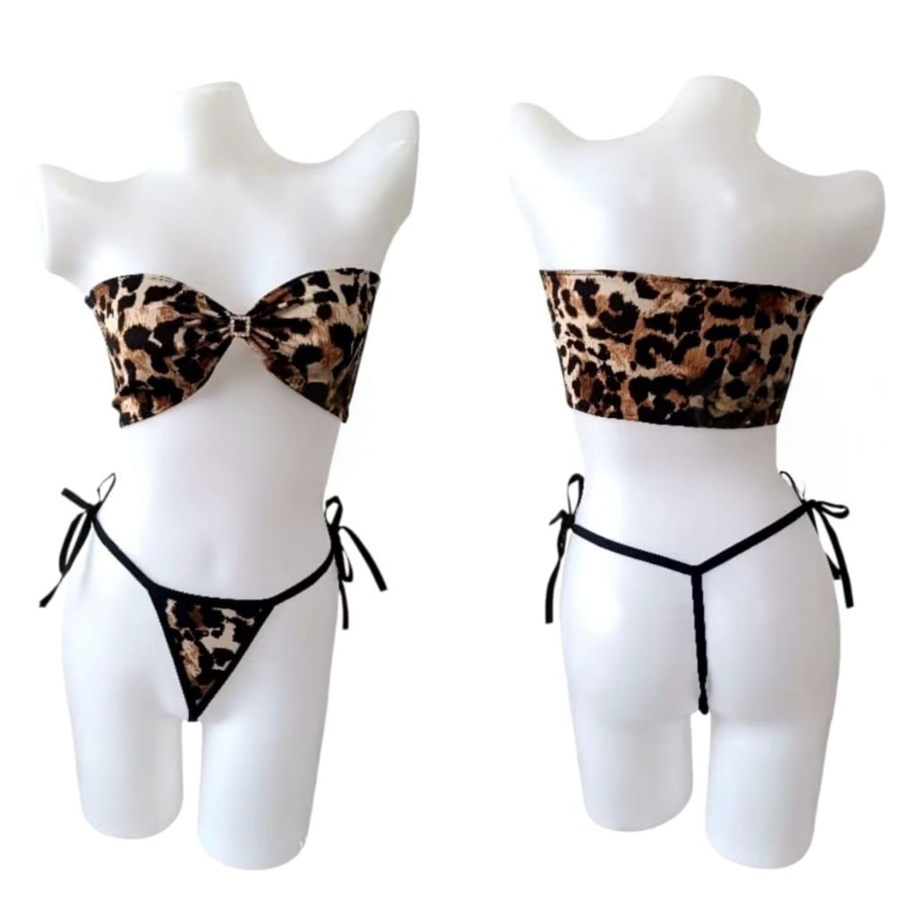 Lingerie Sexy Two Piece Bikini Bra Gstring Baju Sexy Wanita TA110LP