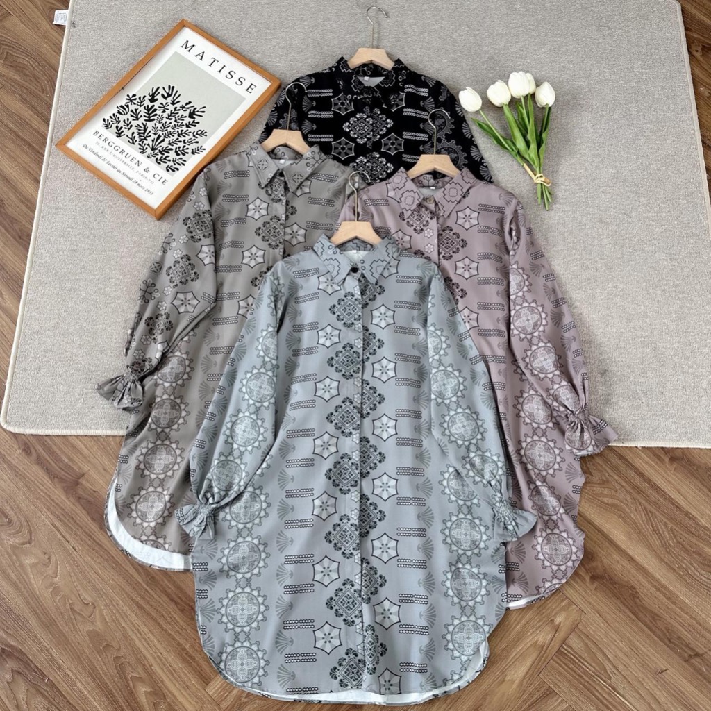 1656 ZIVA PRINTED TUNIC