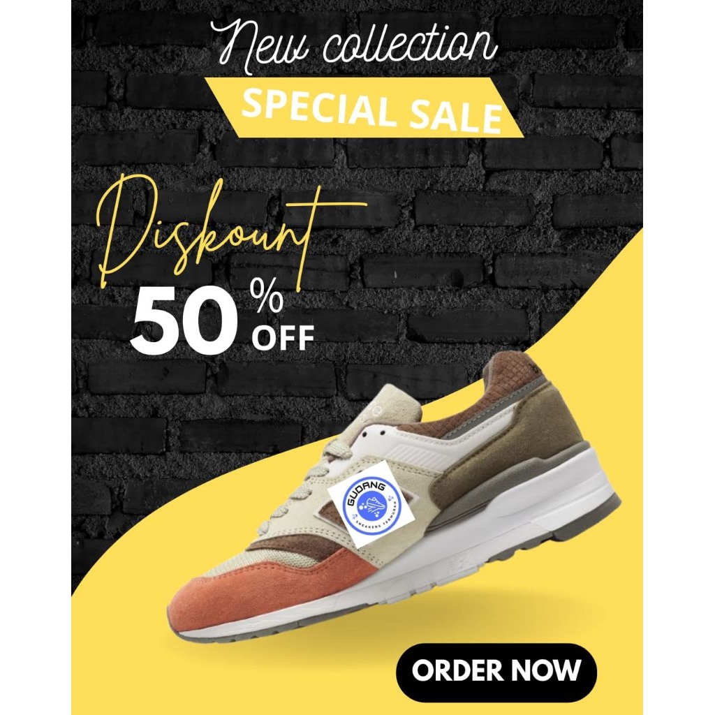 SEPATU SNEAKERS NB 997 CEWEK PRIA IMPORT