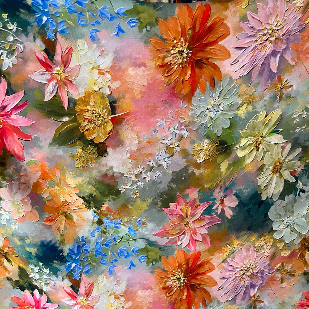 Kain Katun Rayon Viscose Premium | katun rayon | rayon motif | Rayon premium | Daster | Kemeja | Piy