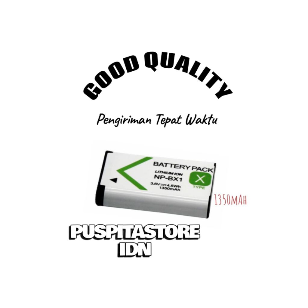 Baterai Kamera Sony Cybershot WX350 WX500 WX600 WX700 WX800 - Batre Battery 1350mAh