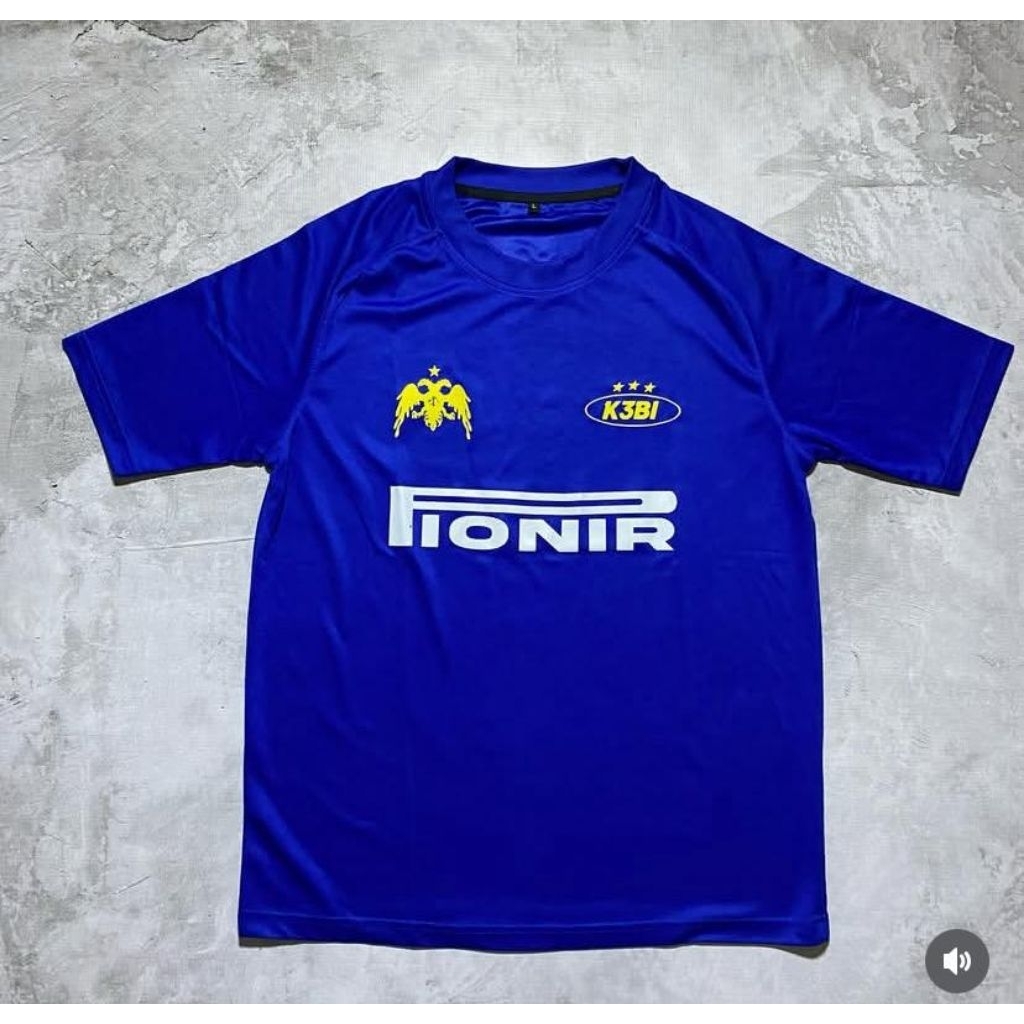 Jersey K3bi Pionir Spesial Album Krazy Brazy - Jersey Pionir Blue