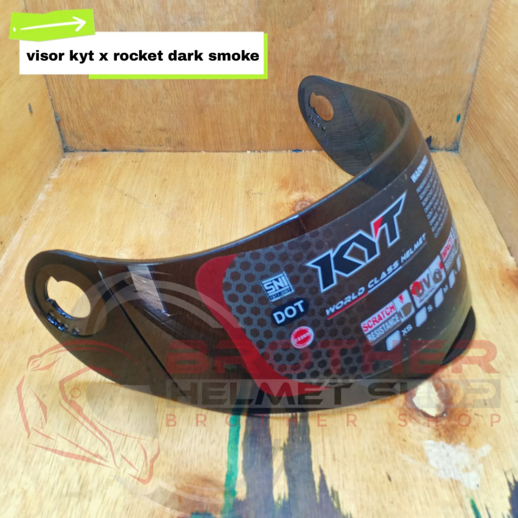 visor helm kyt x rocket original
